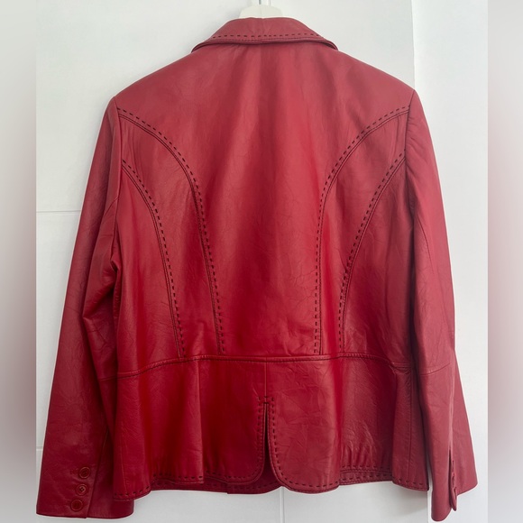 *GENUINE LEATHER* Bianca Nygard Jacket - Picture 3 of 5